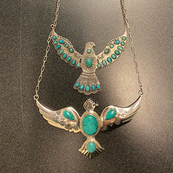 RARE Spell and the Gypsy Sterling / Turquoise falcon - Picture 6 of 7
